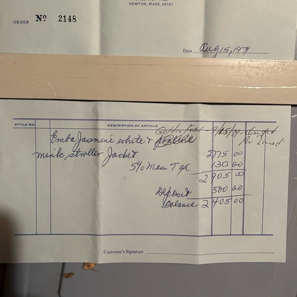 VINTAGE MINK JACKET - Picture 9 of 9